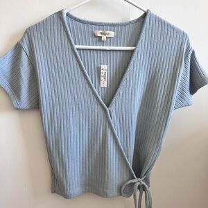 NEW Women’s Madewell Side Tie Knit Top, Small